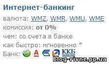 Як поповнити Webmoney з банківської карти